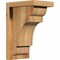 Ekena Millwork New Brighton Rough Sawn Corbel w/Backplate, Western Red Cedar, 6"W x 8"D x 12"H COR06X08X12NEB01RWR - alternate 1